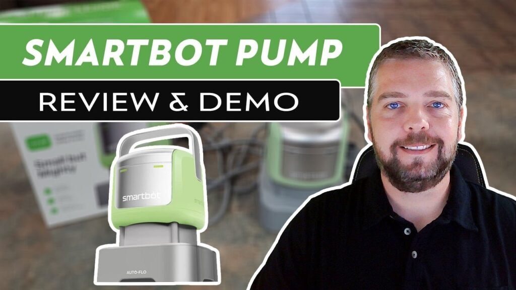 Smartbot Sump Pump 1/2 HP: The Smart and Portable Solution for Draining Water